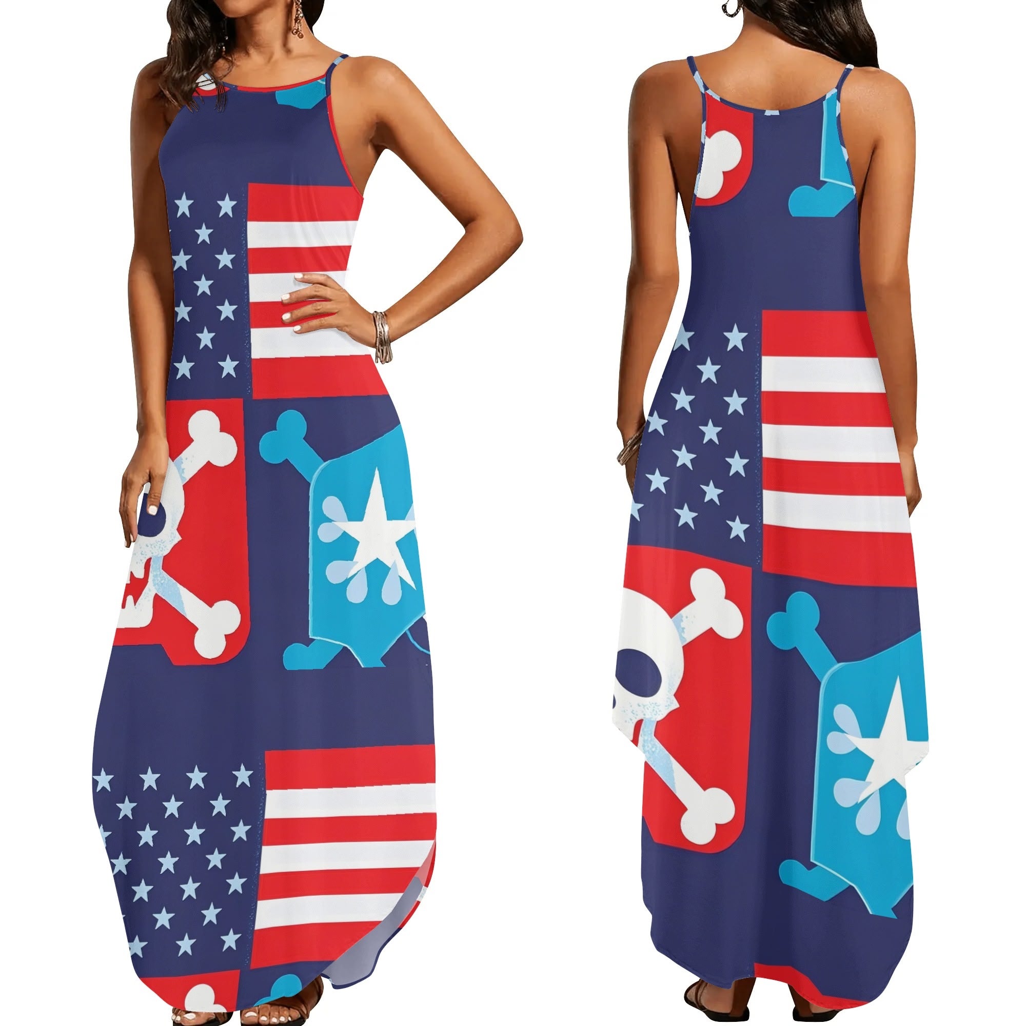 Women Sexy Draped Dress