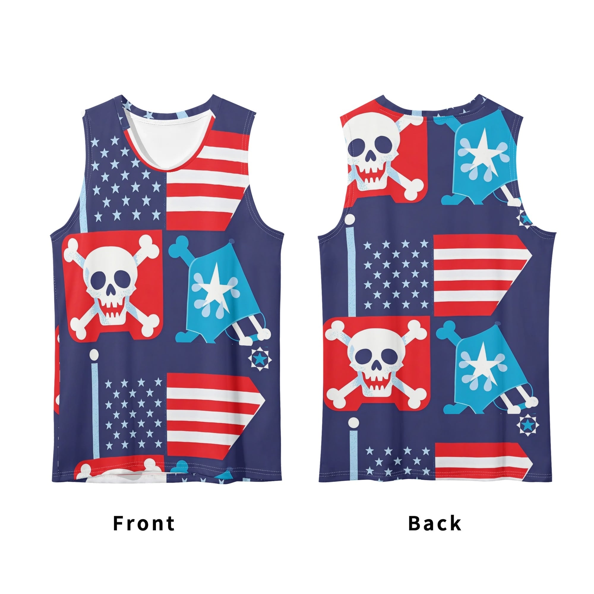 Mens Loose Fit Sleeveless Tank Top Muscle T-Shirt