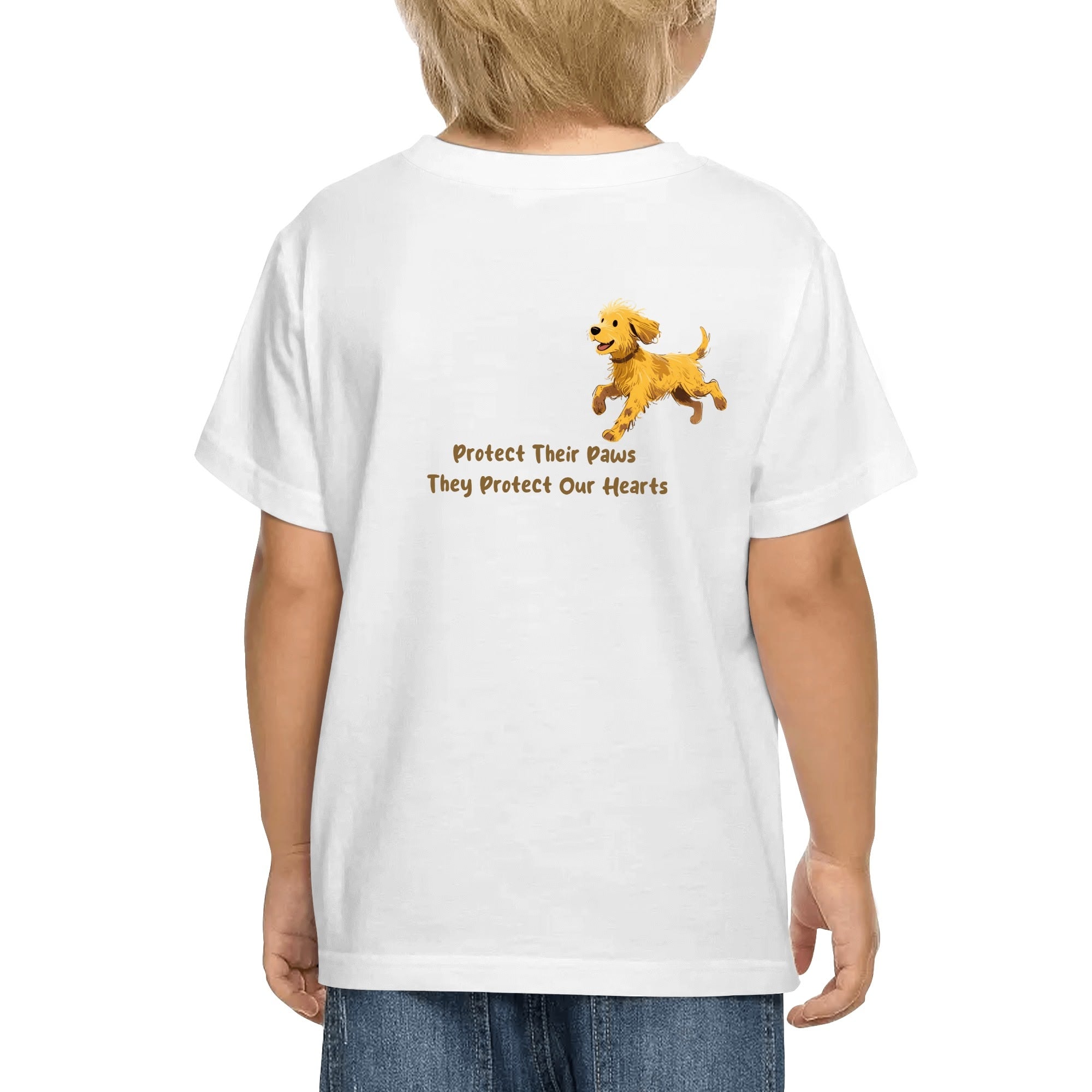 Kids Cotton Front & Back Printing T-Shirt