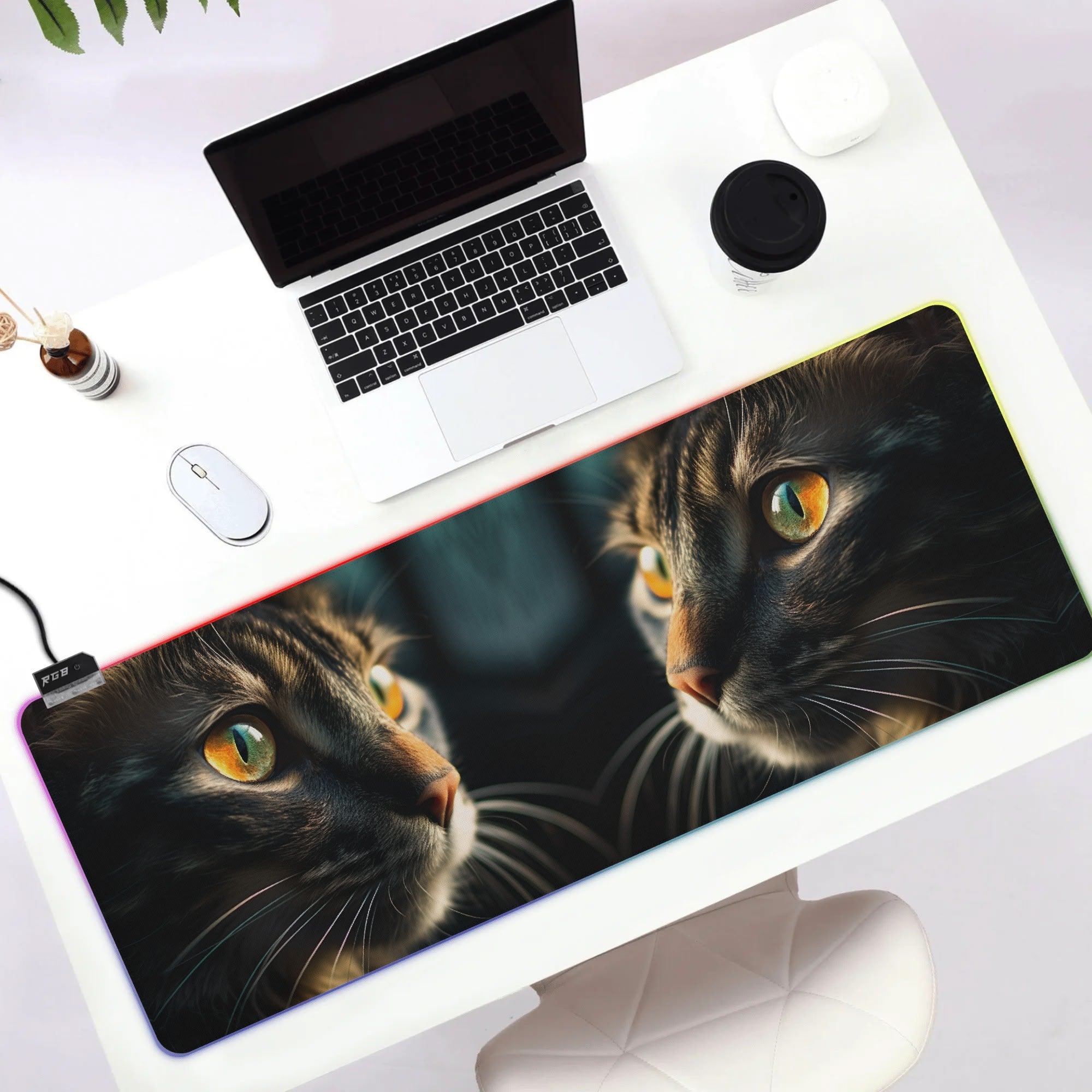 Glow & Game: Custom LED Desk Pad with RGB Edge Lighting – Your Battle Station's Missing Masterpiece