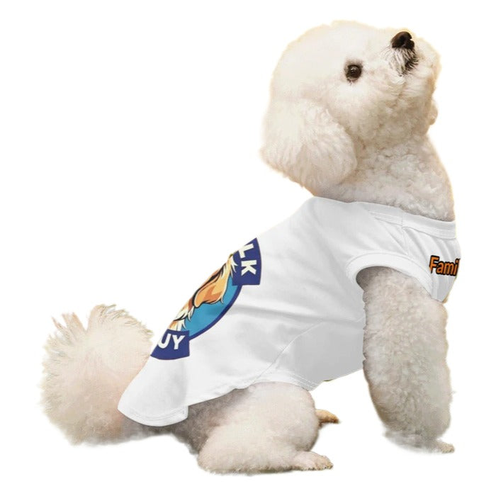 Print Pet Shirt Clothing Eco-friendly Cotton Shirt for Small Medium Dogs Cats